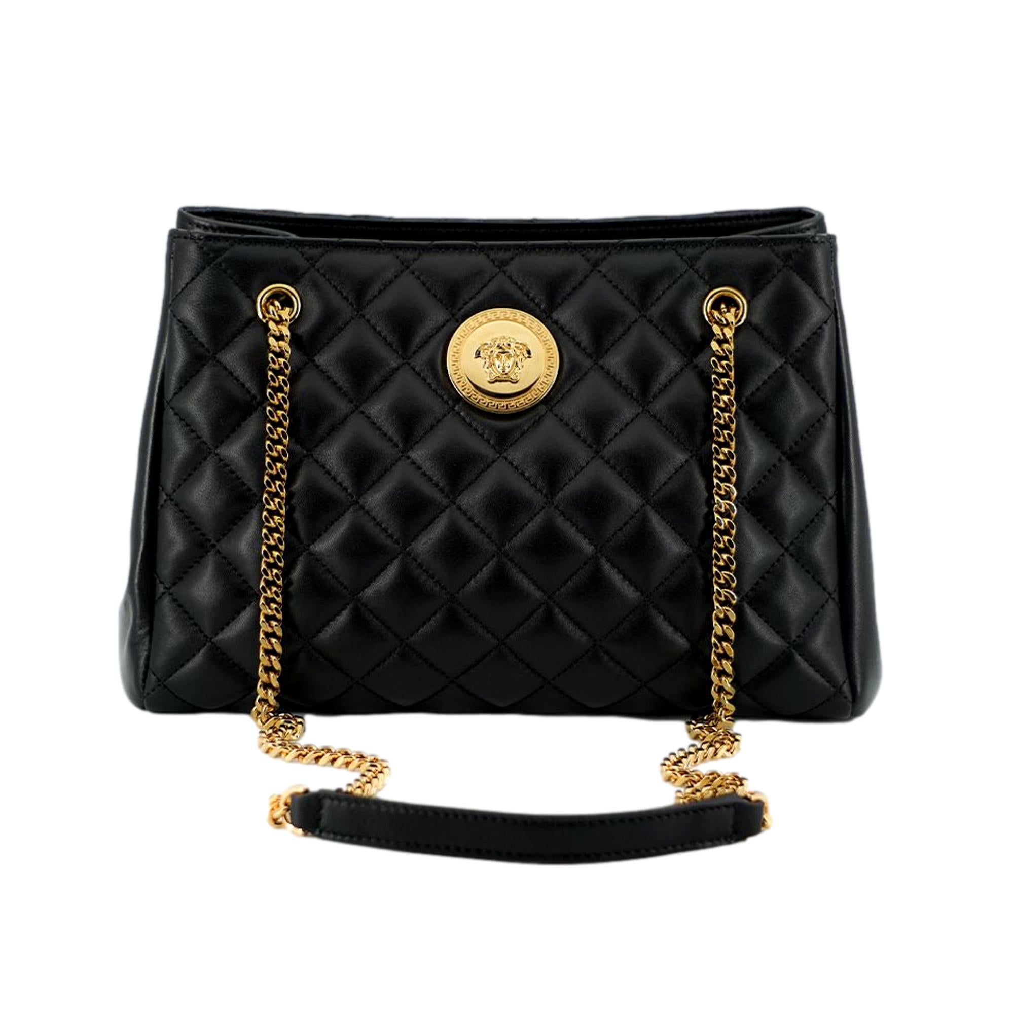 Versace Jeans Couture Black/Gold Small Nylon Shoulder Bag with Coin Purse  for womens, Black/Gold, 10-6.5-2.5 : Buy Online at Best Price in KSA - Souq  is now Amazon.sa: Fashion