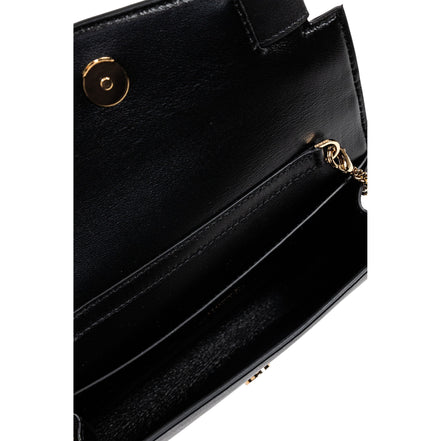 Versace Medusa 95 Small Black Wallet on Chain Crossbody Bag available at Queen Bee of Beverly Hills