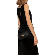 Versace Medusa 95 Small Black Wallet on Chain Crossbody Bag available at Queen Bee of Beverly Hills