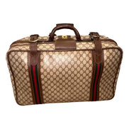 Vintage Gucci Canvas Suitcase sold at Queen Bee of Beverly Hills