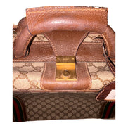 Vintage Gucci Canvas Suitcase sold at Queen Bee of Beverly Hills