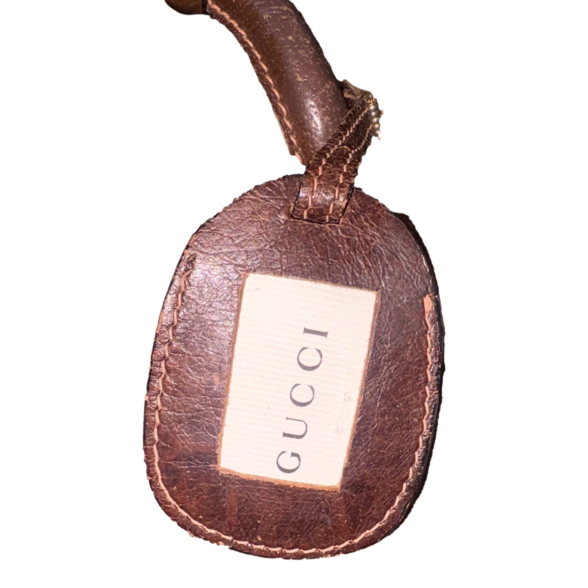 Vintage Gucci Canvas Suitcase sold at Queen Bee of Beverly Hills