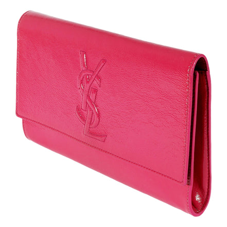 Yves Saint Laurent Belle de Jour Pink Patent Leather Clutch