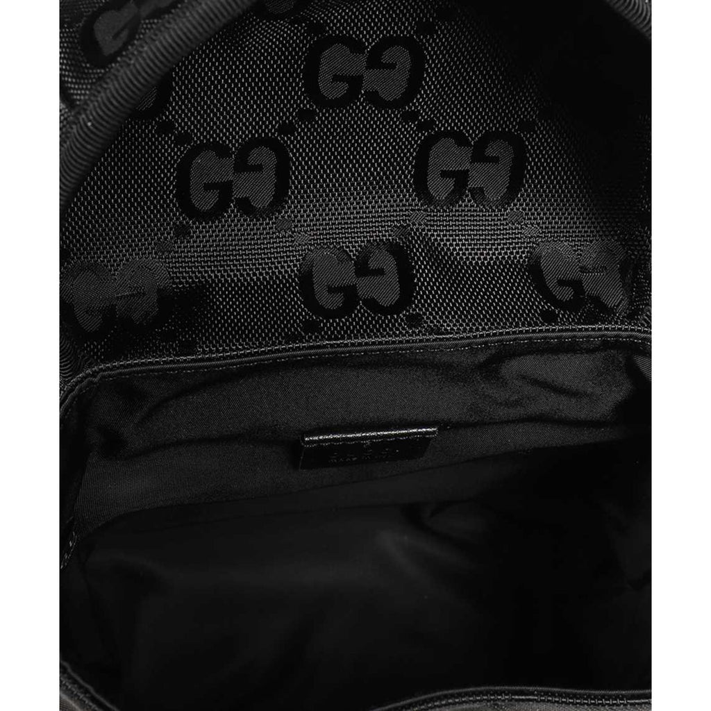 GUCCI Econyl Nylon Monogram Off The Grid Messenger Bag Black 1257780