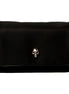 Alexander McQueen Small Black Nylon Skull Shoulder Bag available at Queen Bee of Beverly Hills