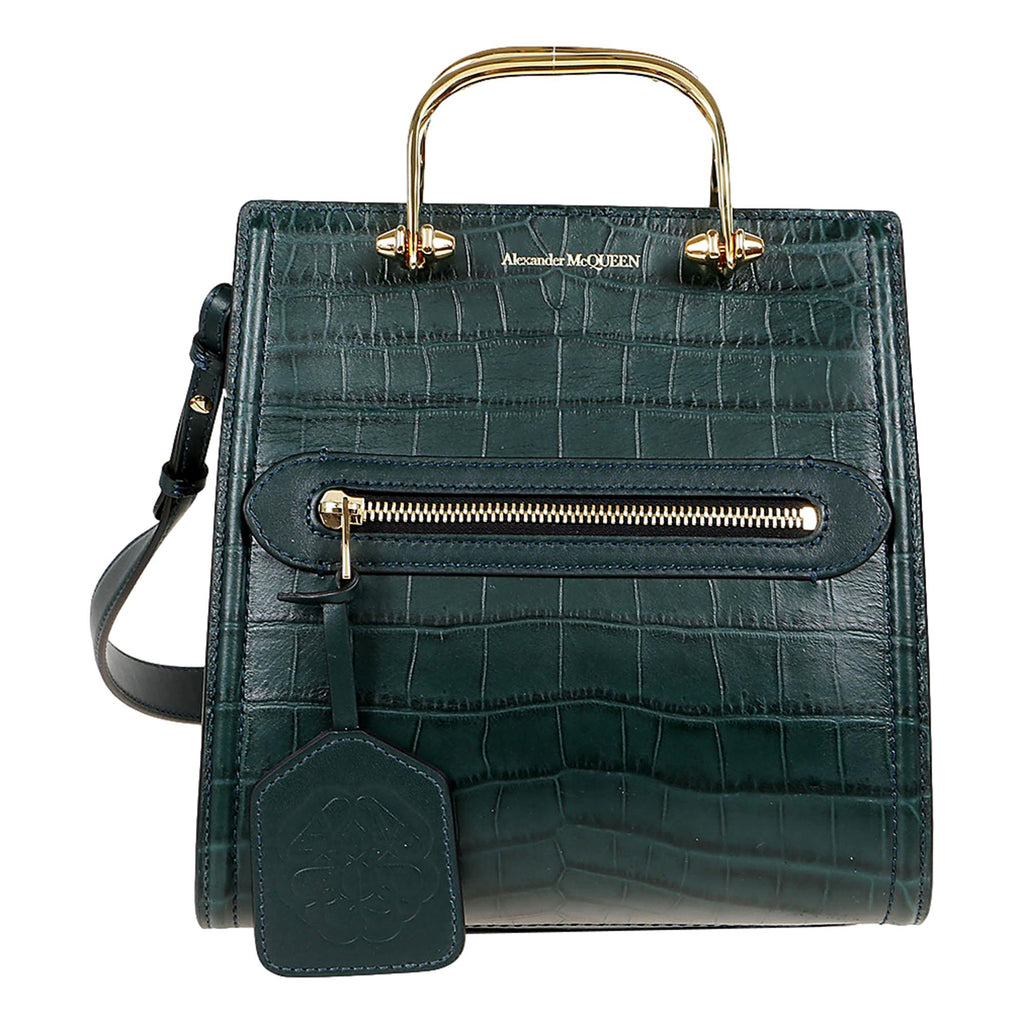 green crocodile bag