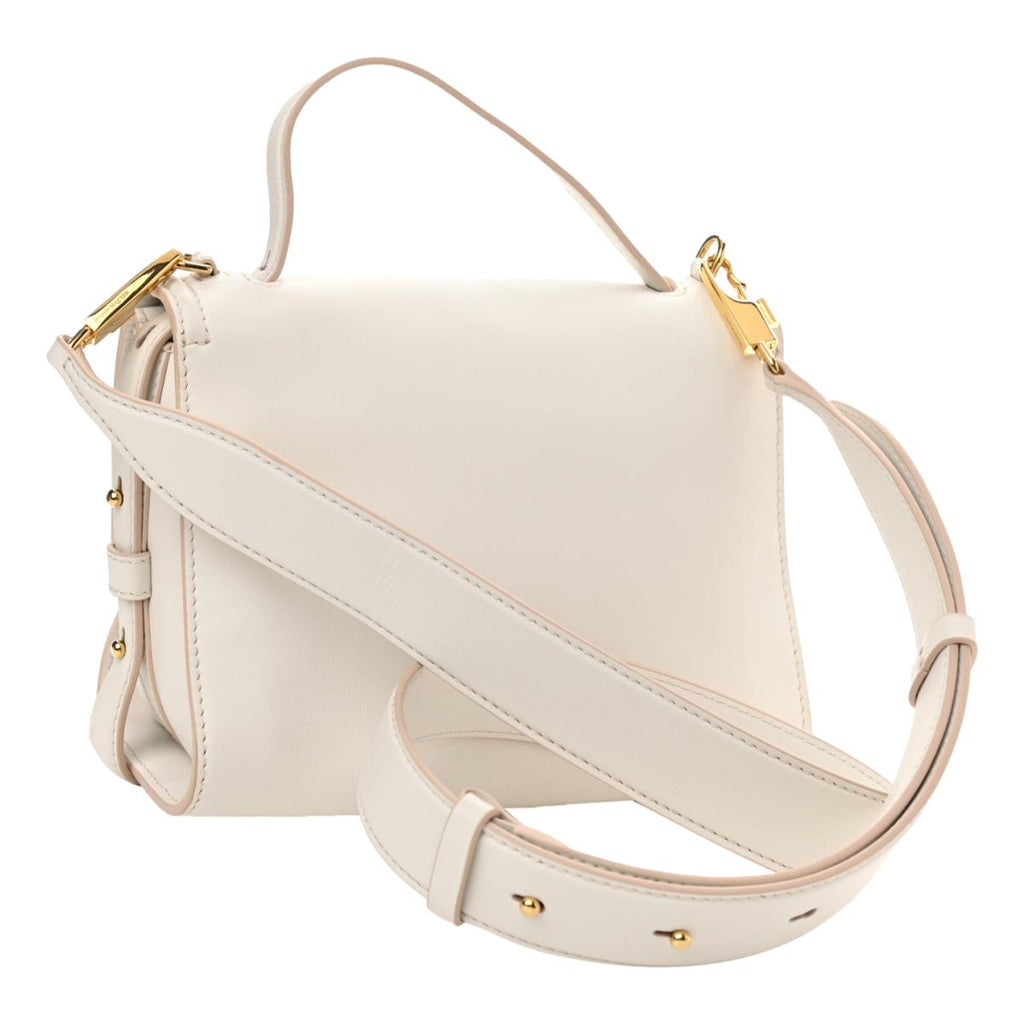 Alexander McQueen The Story Ivory Leather Small Handbag 610021 at_Queen_Bee_of_Beverly_Hills
