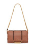 Alexander McQueen The Story Knotted Brown Handbag available at Queen Bee of Beverly Hills
