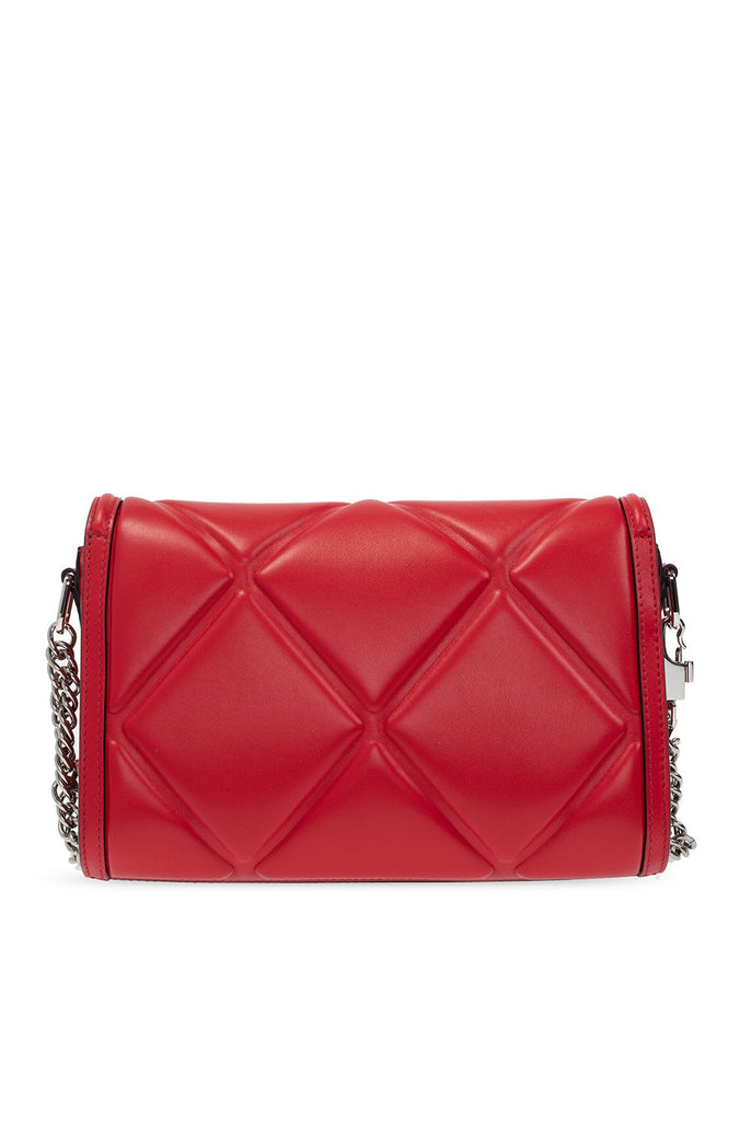 Alexander McQueen The Story Red Leather Quilted Shoulder Bag 631473 at_Queen_Bee_of_Beverly_Hills