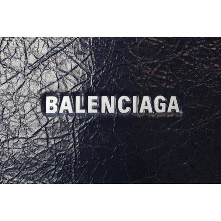 Balenciaga Arena Blue Lambskin Leather Flap Messenger Bag available at Queen Bee of Beverly Hills