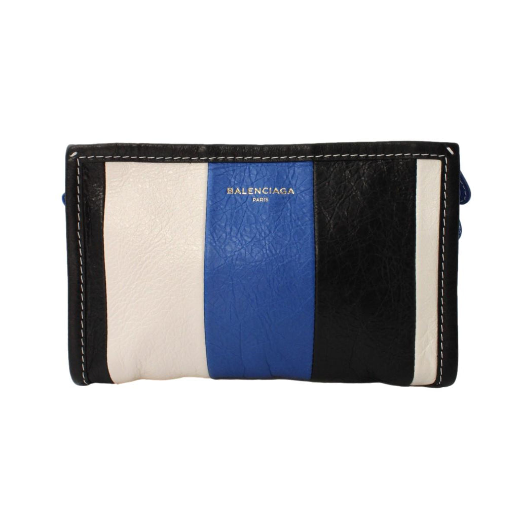 impressionisme podning Foresee Balenciaga Bazar Multicolor Striped Leather Cross Body Bag 452460 – Queen  Bee of Beverly Hills