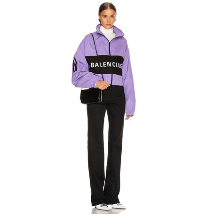 Balenciaga Black Shiny Calfskin Leather Chain Wallet Shoulder Bag available at Queen Bee of Beverly Hills