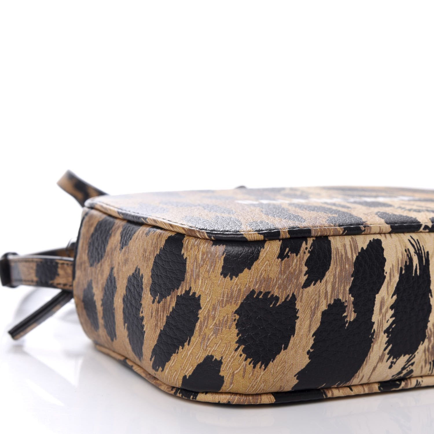 Balenciaga Calfskin Logo Printed Leopard XS Everyday Camera Bag available at Queen Bee of Beverly Hills