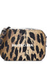 Balenciaga Calfskin Logo Printed Leopard XS Everyday Camera Bag available at Queen Bee of Beverly Hills
