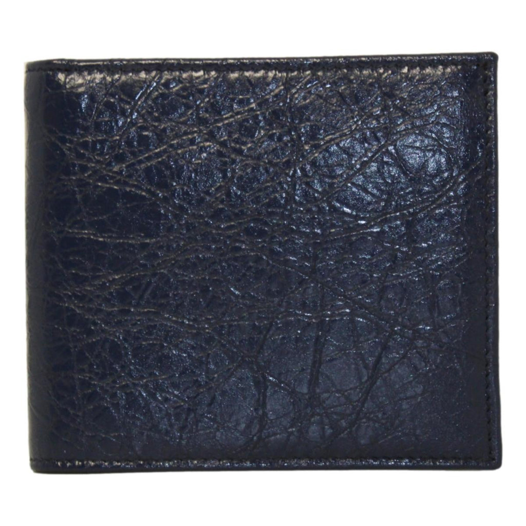 Balenciaga Cash Square Blue Arena Leather Bifold Wallet 542001 at_Queen_Bee_of_Beverly_Hills