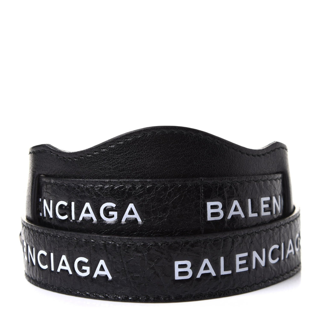 Balenciaga Arena Logo Classic Bag Strap in Black