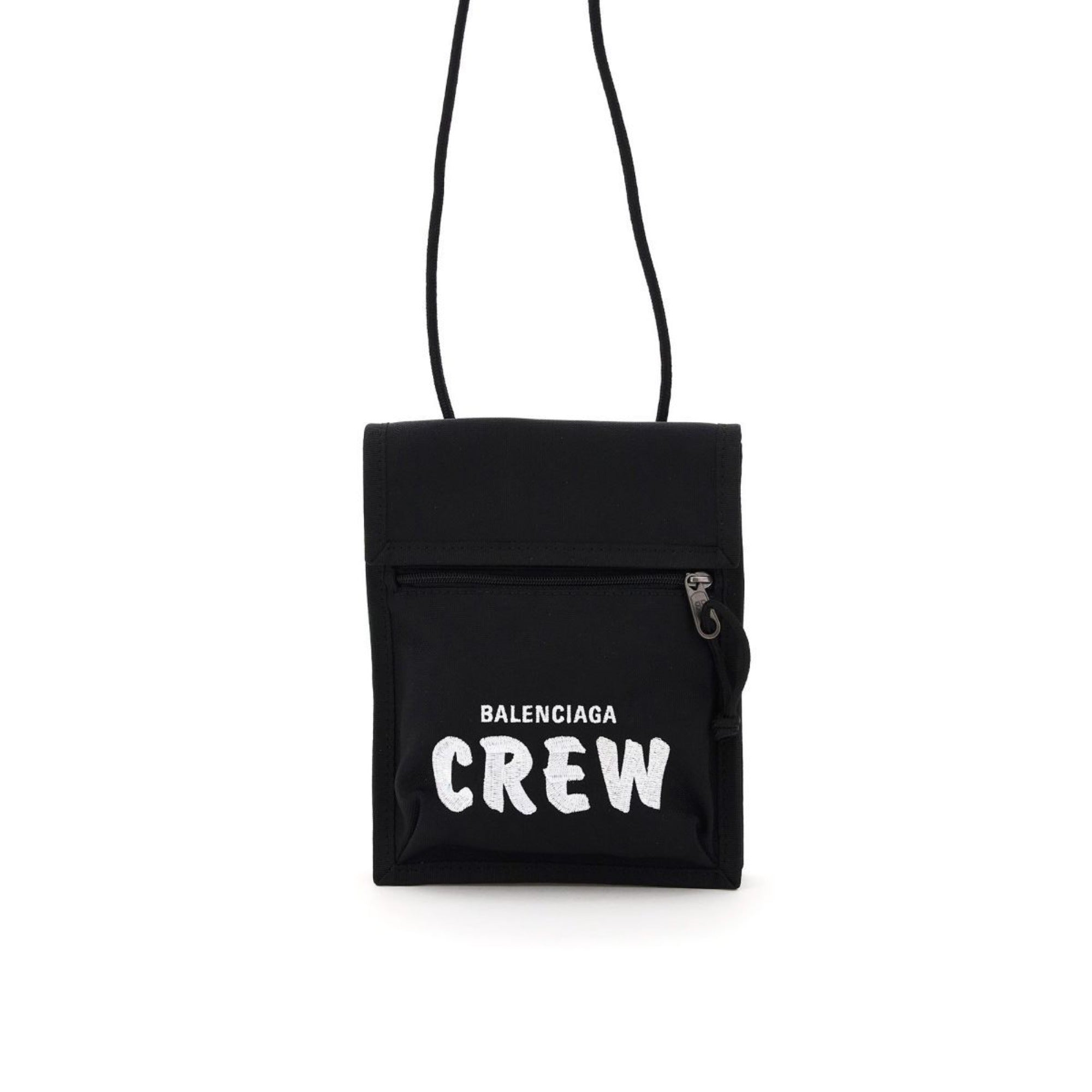 Balenciaga Explorer Pouch Crew Embroidery available at Queen Bee of Beverly Hills