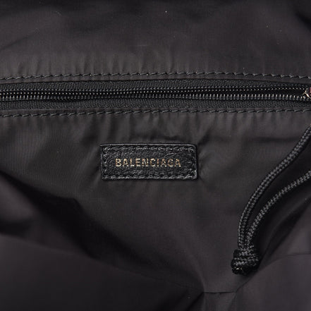 Balenciaga Logo Wheel Sport Nylon Pink Backpack available at Queen Bee of Beverly Hills