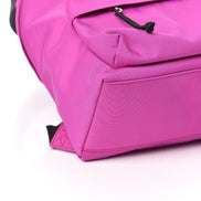 Balenciaga Logo Wheel Sport Nylon Pink Backpack available at Queen Bee of Beverly Hills
