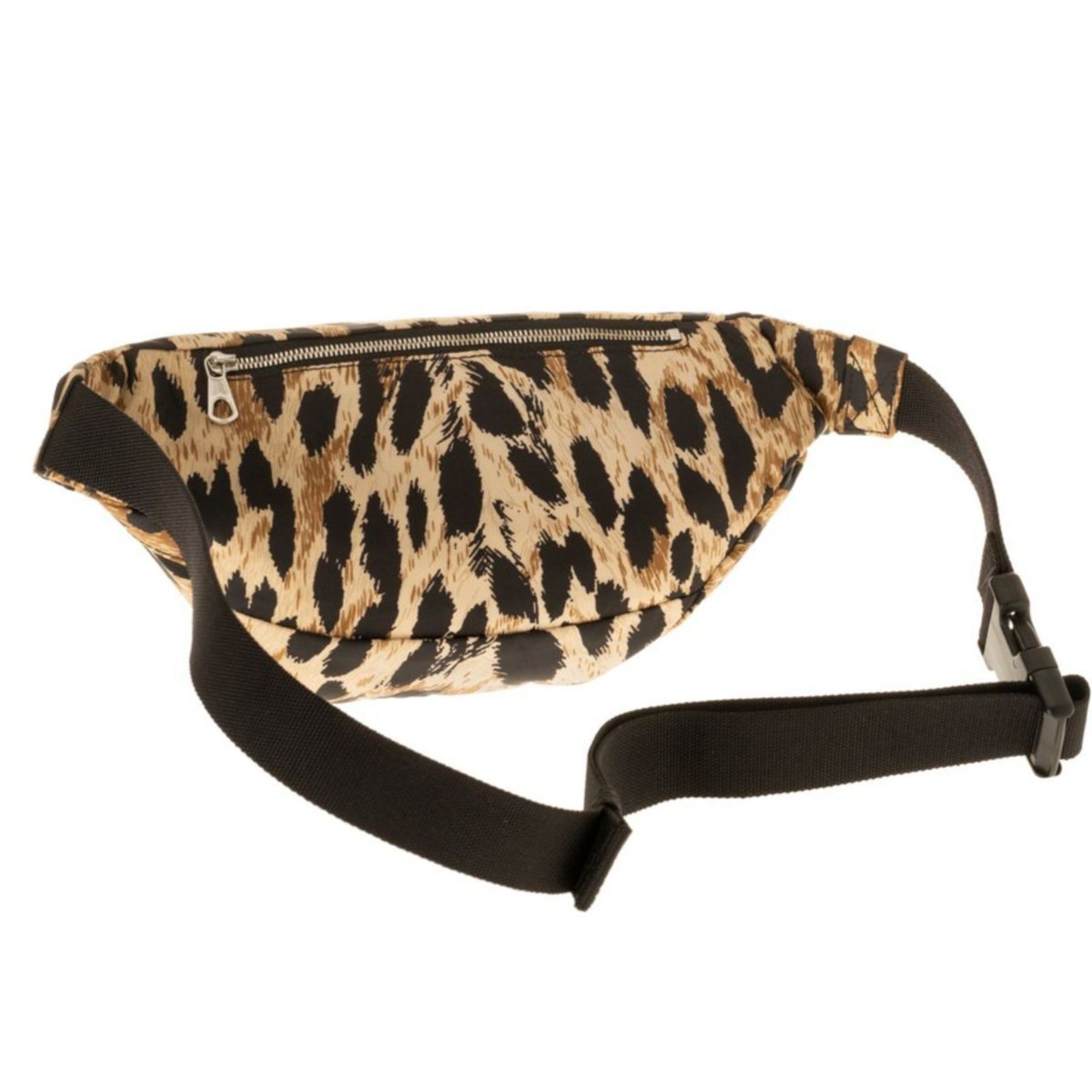 Balenciaga Nylon Leopard Print Belt Bag available at Queen Bee of Beverly Hills