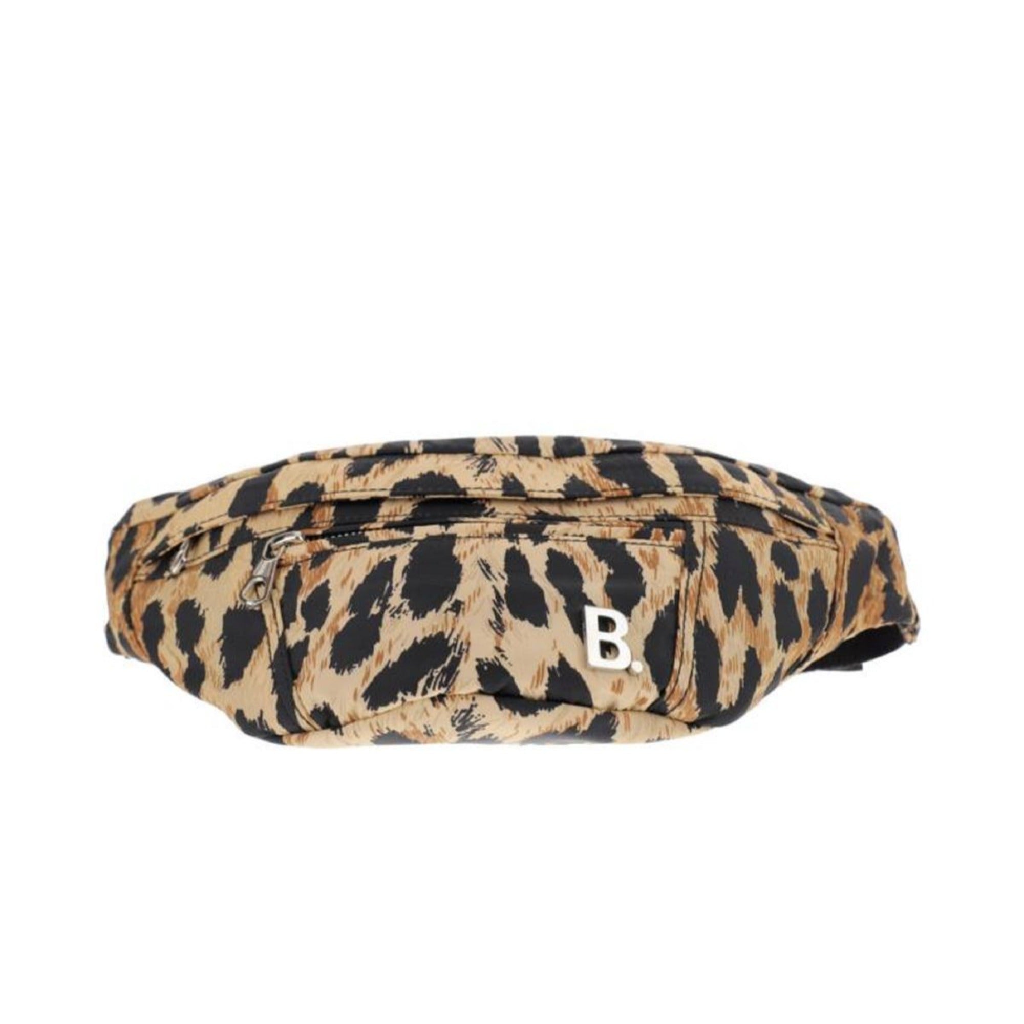 Balenciaga Nylon Leopard Print Belt Bag available at Queen Bee of Beverly Hills