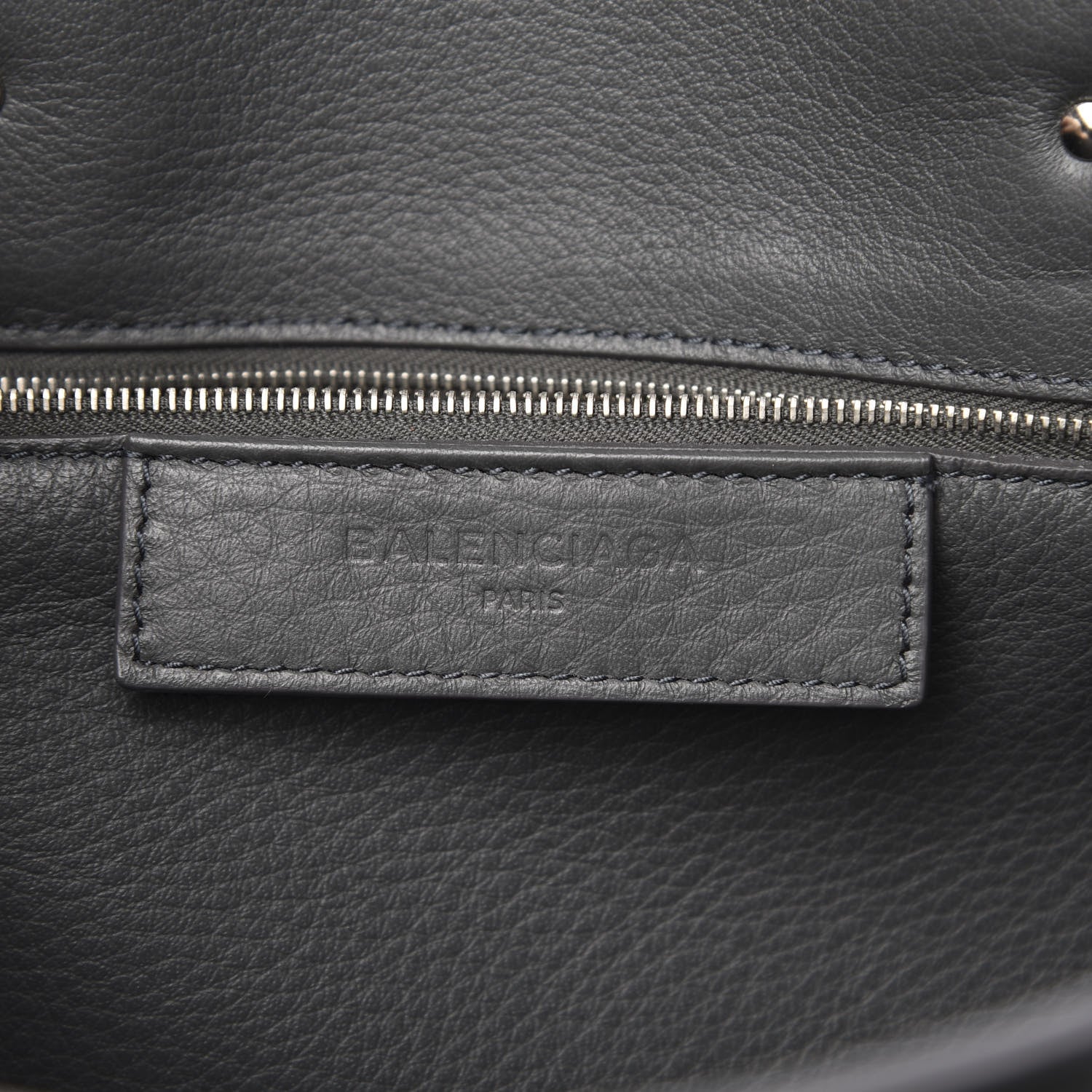 Balenciaga Papier Grey Leather Satchel Handbag 432596 available at Queen Bee of Beverly Hills