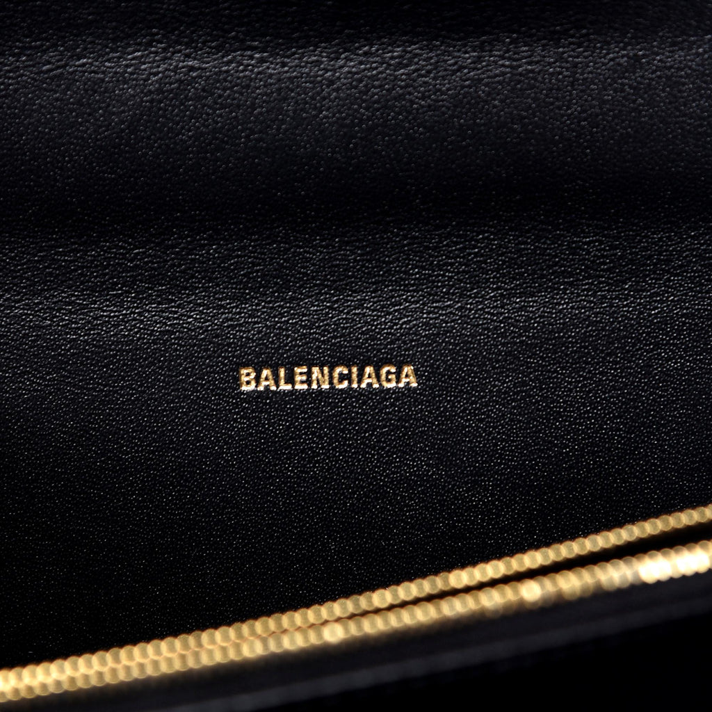 Balenciaga S Sharp Smooth Calfskin Leather Box Shoulder Bag 580641
