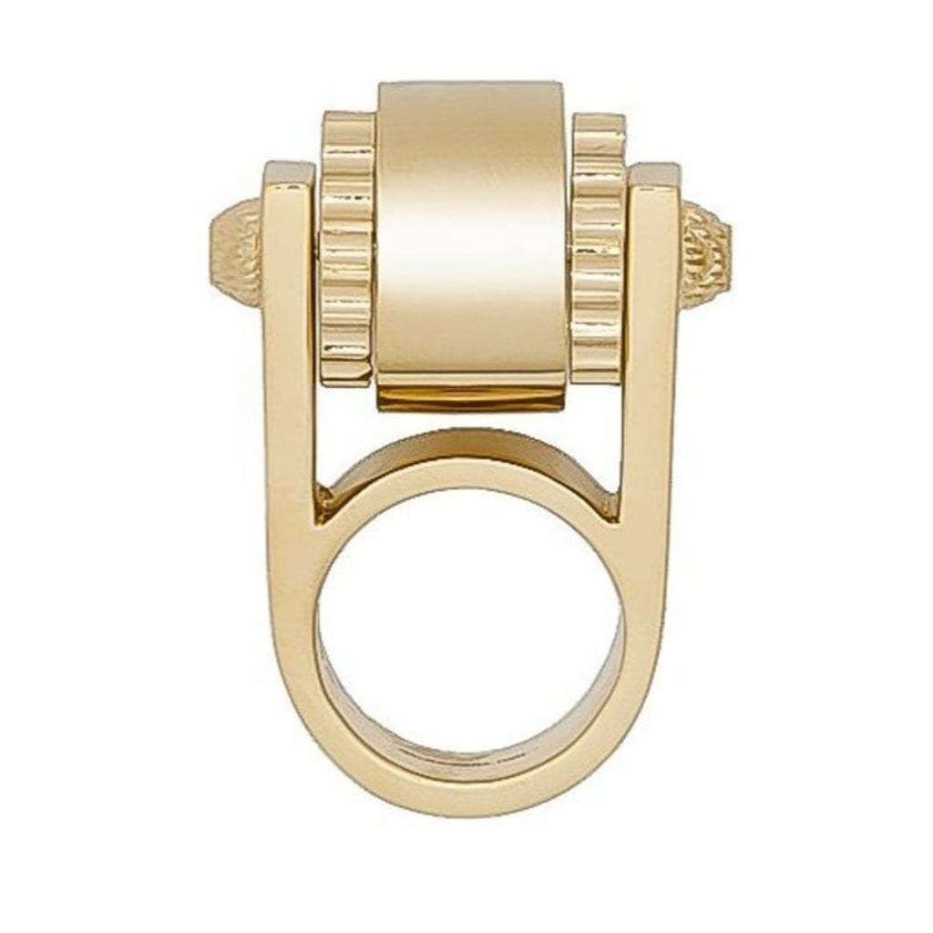 Balenciaga Women's Gold Ring 328005 Size: 5 at_Queen_Bee_of_Beverly_Hills