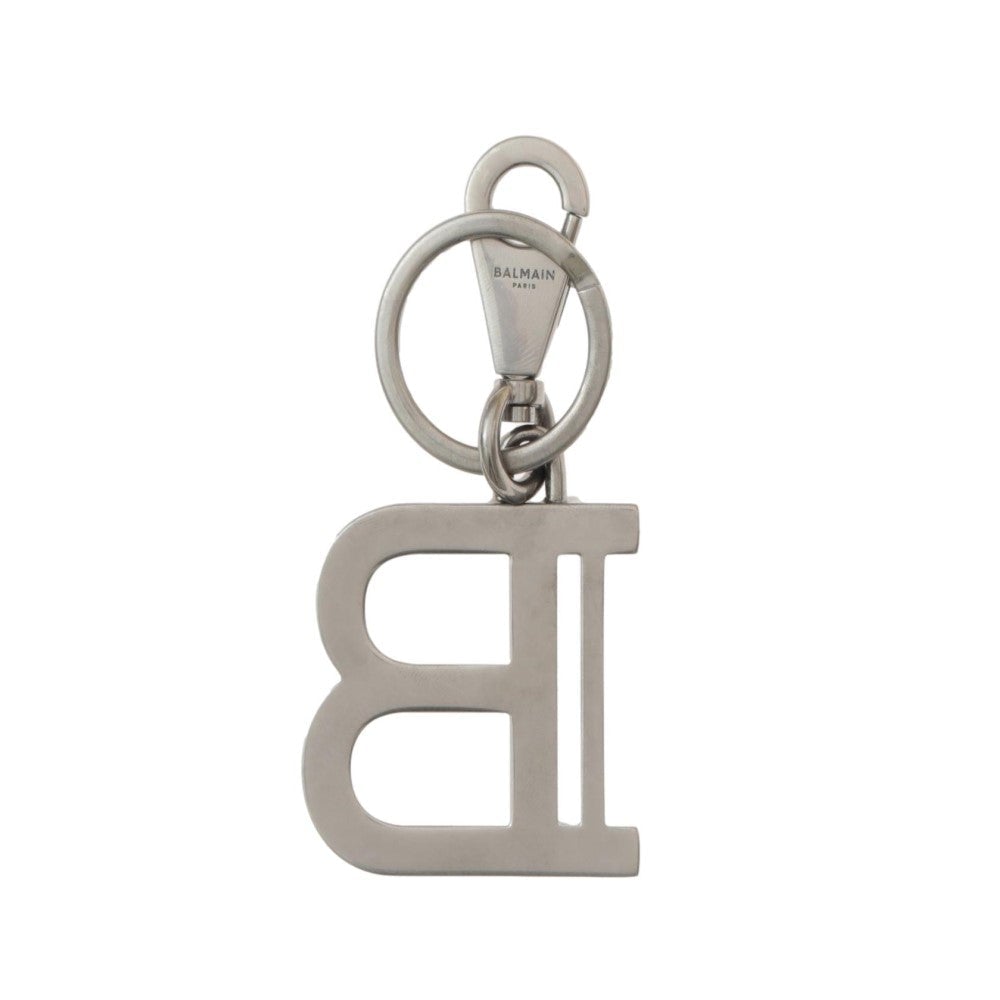 Balmain B-Keyring Silver-tone Metal Keychain TN4J001M – Queen Bee of  Beverly Hills