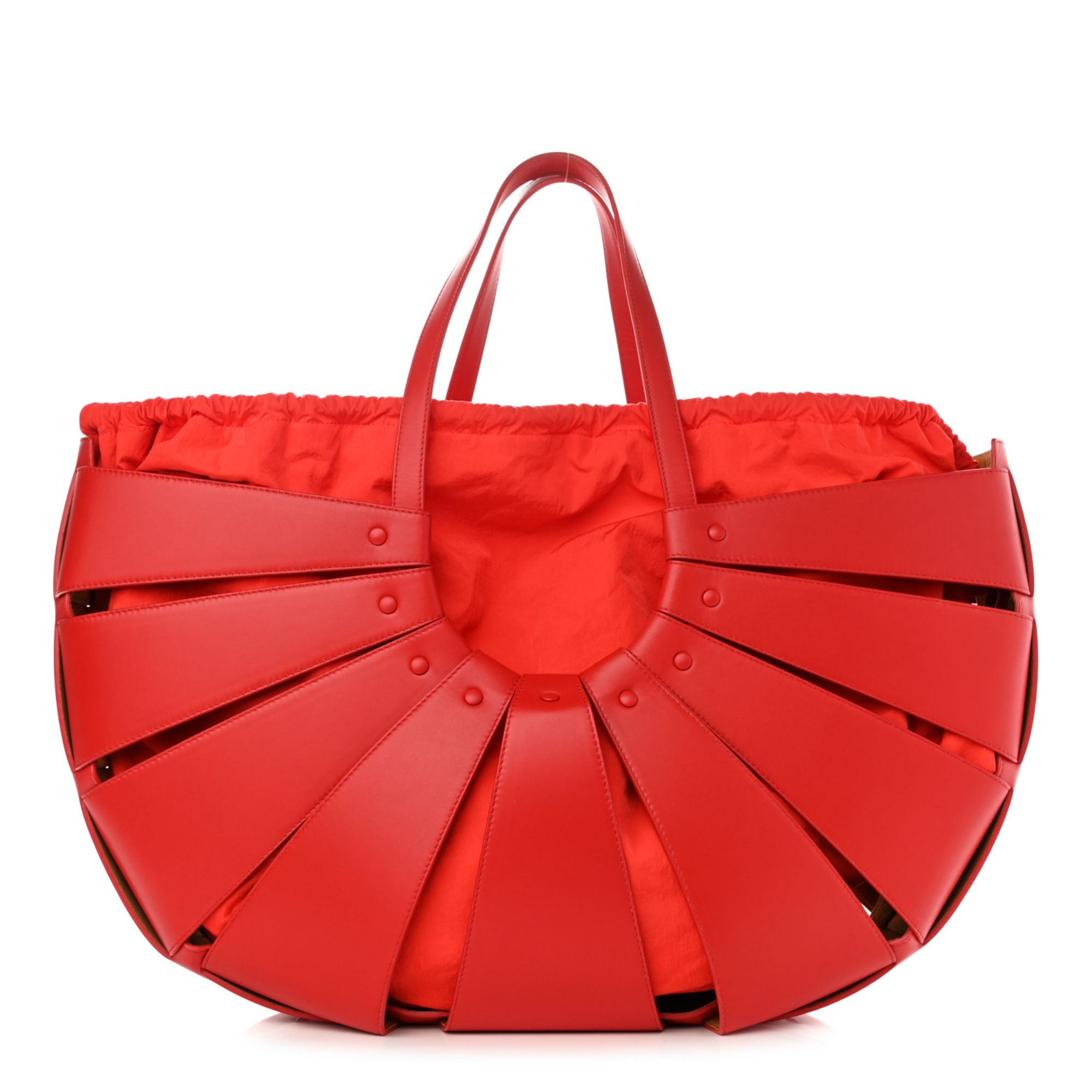 Bottega Veneta☆The Shell ザ・シェル ミディアム Bottega Veneta The Shell Bag Chili Tomato French Calfskin