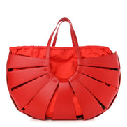 Bottega Veneta The Shell Bag Chili Tomato French Calfskin available at Queen Bee of Beverly Hills