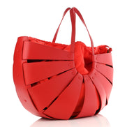 Bottega Veneta The Shell Bag Chili Tomato French Calfskin available at Queen Bee of Beverly Hills