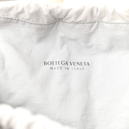 Bottega Veneta The Shell Bag Frost White French Calfskin available at Queen Bee of Beverly Hills