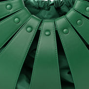 Bottega Veneta The Shell Bag Racing Green French Calfskin available at Queen Bee of Beverly Hills