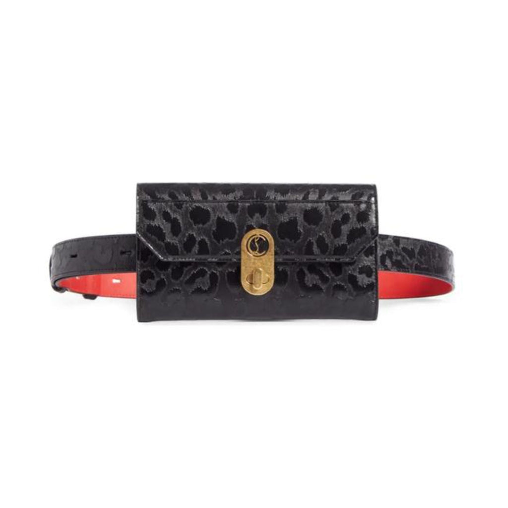 Christian Louboutin Elisa Black Leopard Paris Convertible Bag at_Queen_Bee_of_Beverly_Hills