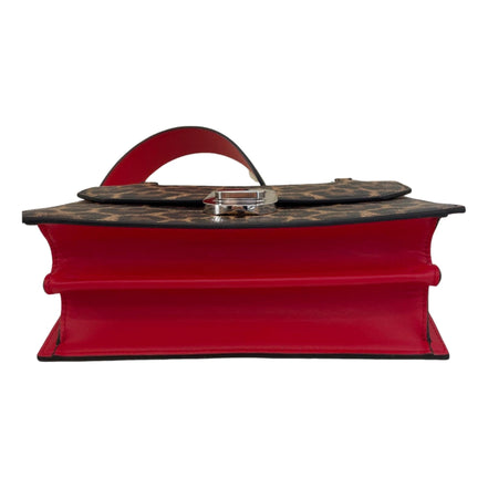 Christian Louboutin Elisa Calf Empire Leopard Bag available at Queen Bee of Beverly Hills