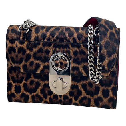 Christian Louboutin Elisa Calf Empire Leopard Bag available at Queen Bee of Beverly Hills