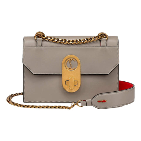 Christian Louboutin Elisa Large Fume Grey Calf Paris Bag at_Queen_Bee_of_Beverly_Hills