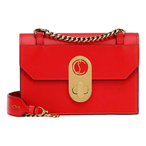 Christian Louboutin Elisa Large Red Calf Paris Bag at_Queen_Bee_of_Beverly_Hills