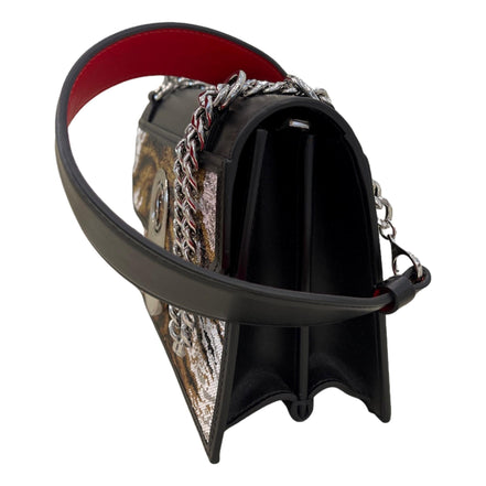 Christian Louboutin Elisa Paillettes Sequin Bengal Calf Bag available at Queen Bee of Beverly Hills