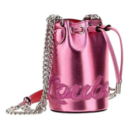Christian Louboutin Marie Jane Laminato Broderie Confettis Crossbody Bag available at Queen Bee of Beverly Hills