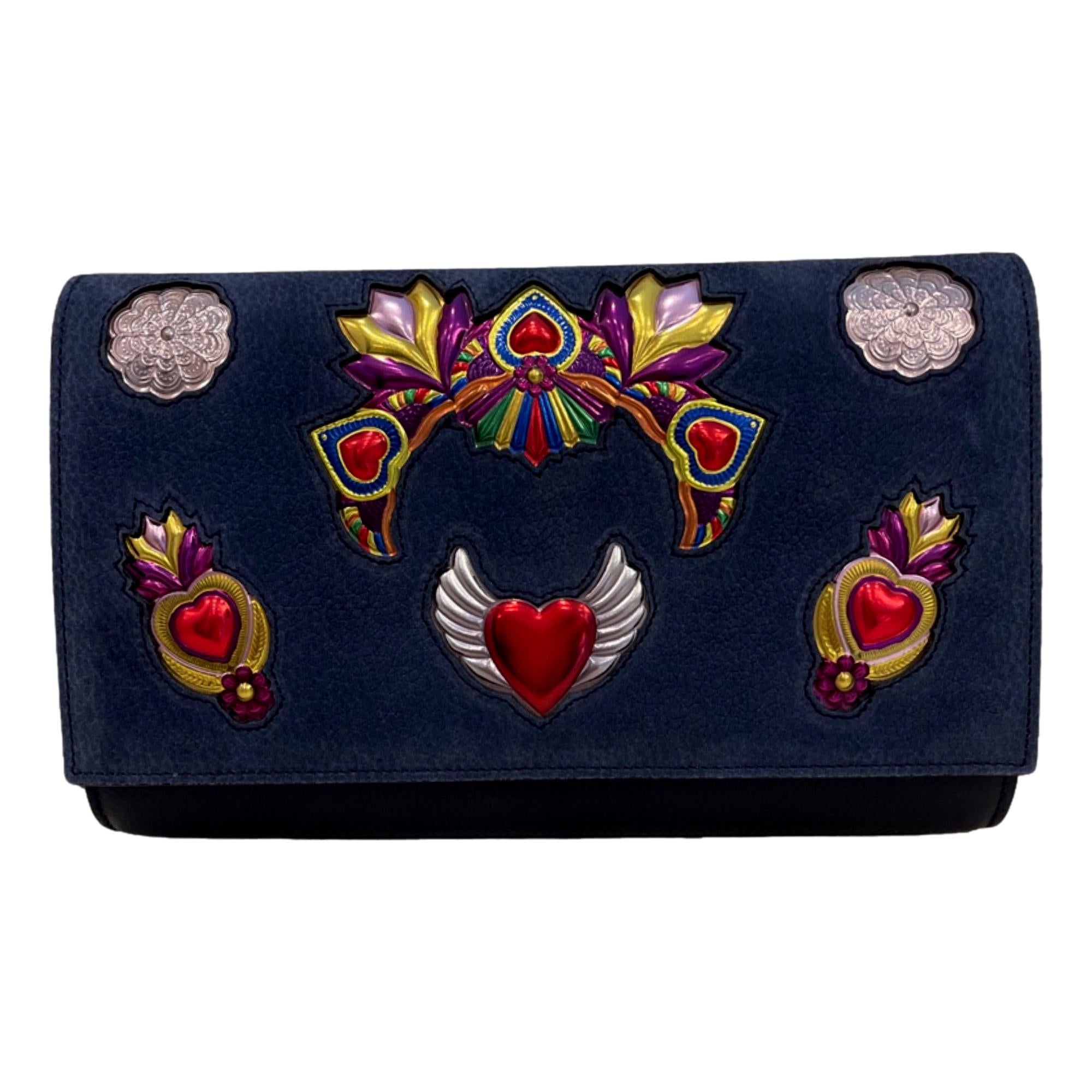 Christian Louboutin Paloma Heart Mexiloubi Calf Crossbody