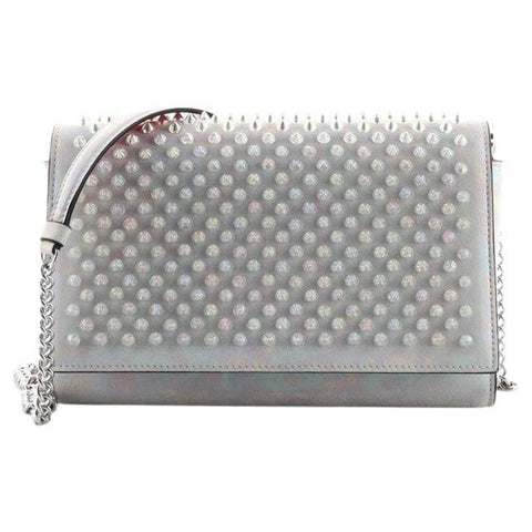 Christian Louboutin Paloma Spikes Patent Psychic Calf Bag 3215140 at_Queen_Bee_of_Beverly_Hills