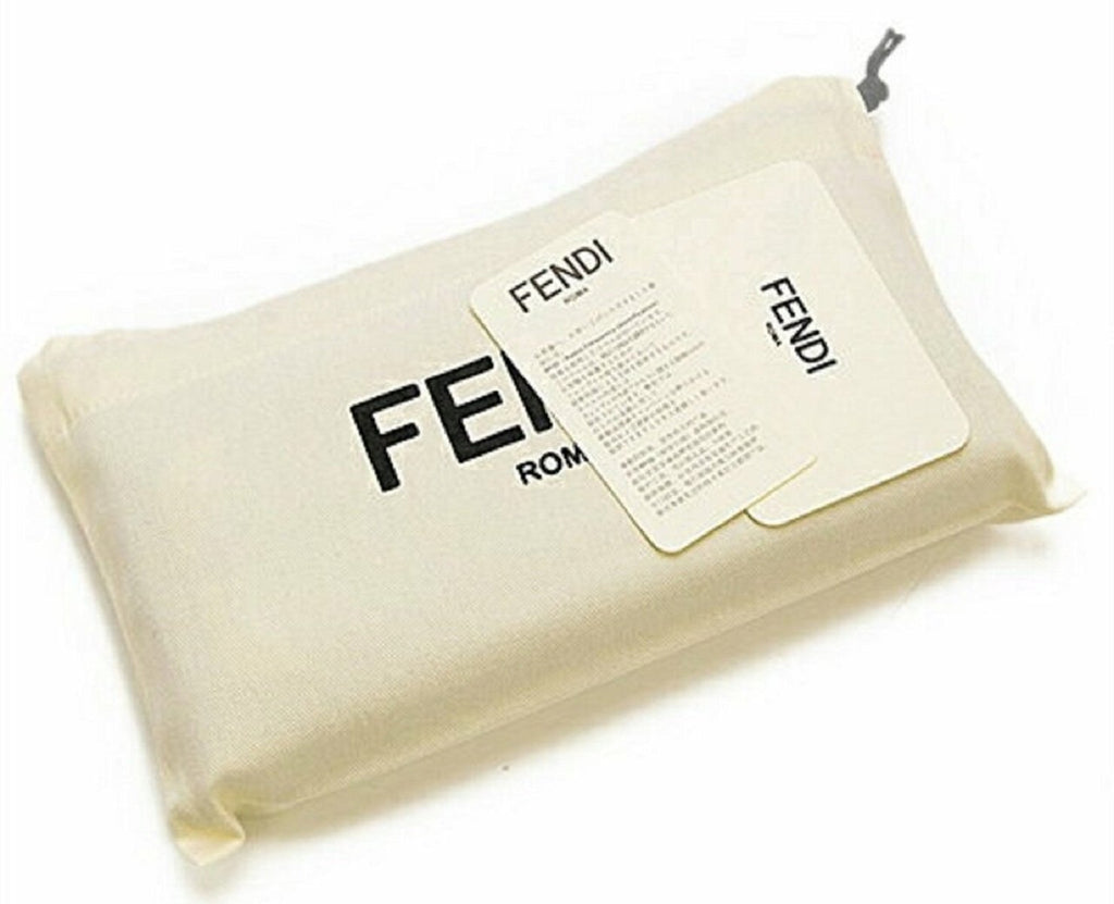 Fendi F Is Fendi White Calfskin Leather Zip Around Long Wallet 8M0299 at_Queen_Bee_of_Beverly_Hills