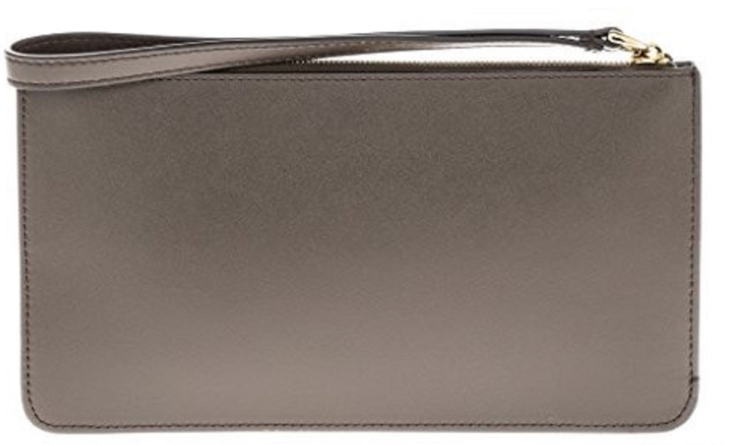 Fendi Rainbow Stud Asphalt Grey Leather Clutch Wristlet 8M0341 at_Queen_Bee_of_Beverly_Hills