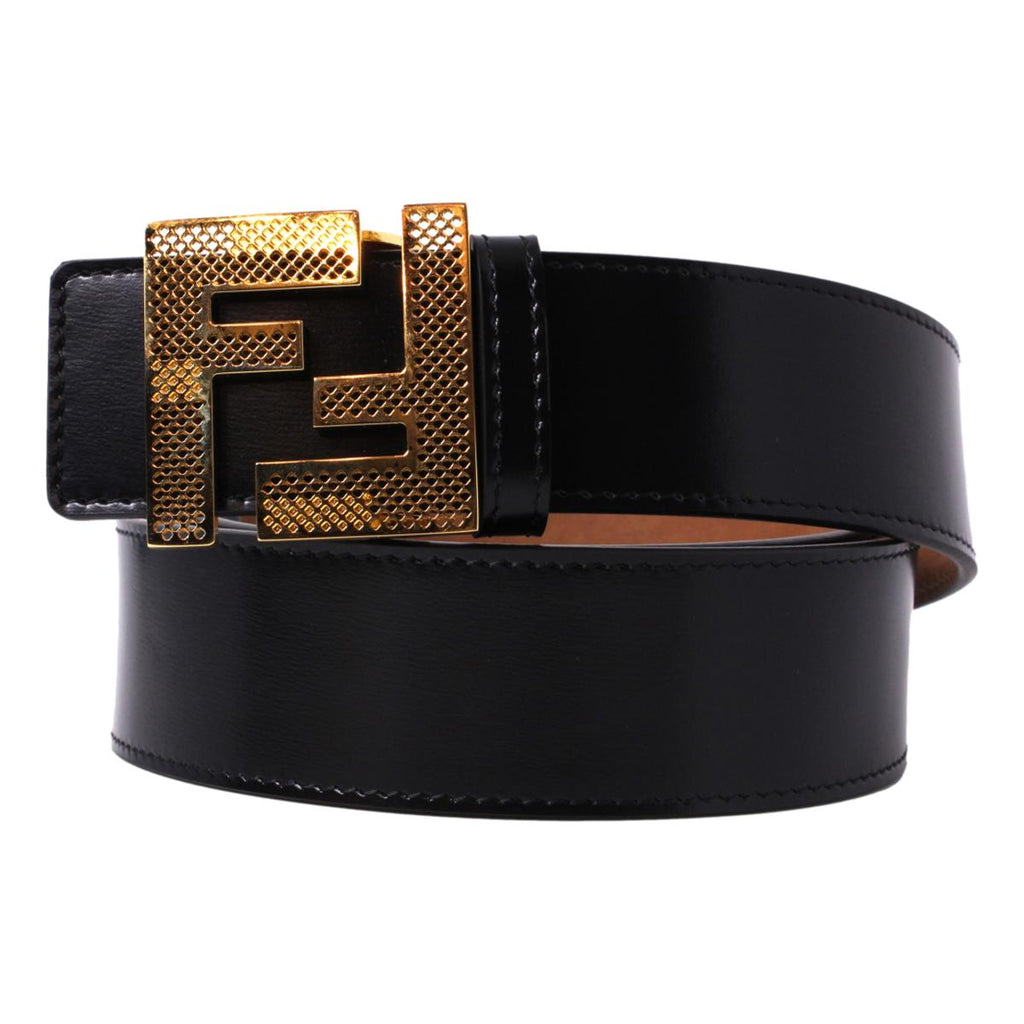 Black Louis Vuitton Belt, Size 42/105, Holes are in