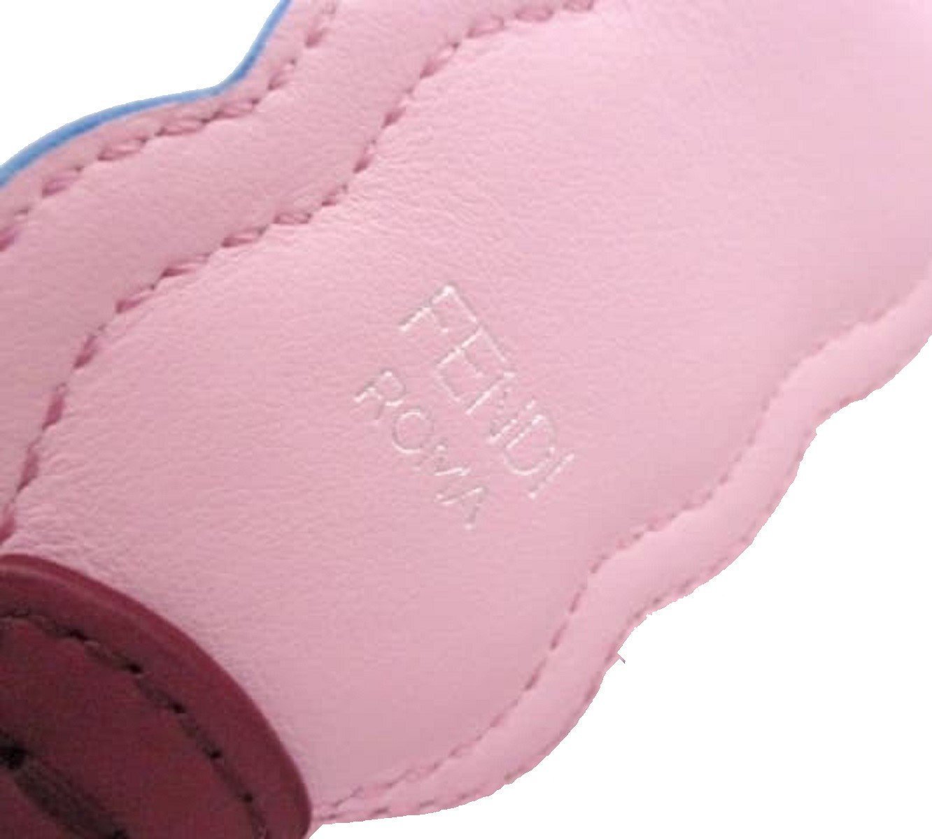 Fendi Strap You Pearl Embellished Black Cherry Lemon Shoulder Strap available at Queen Bee of Beverly Hills