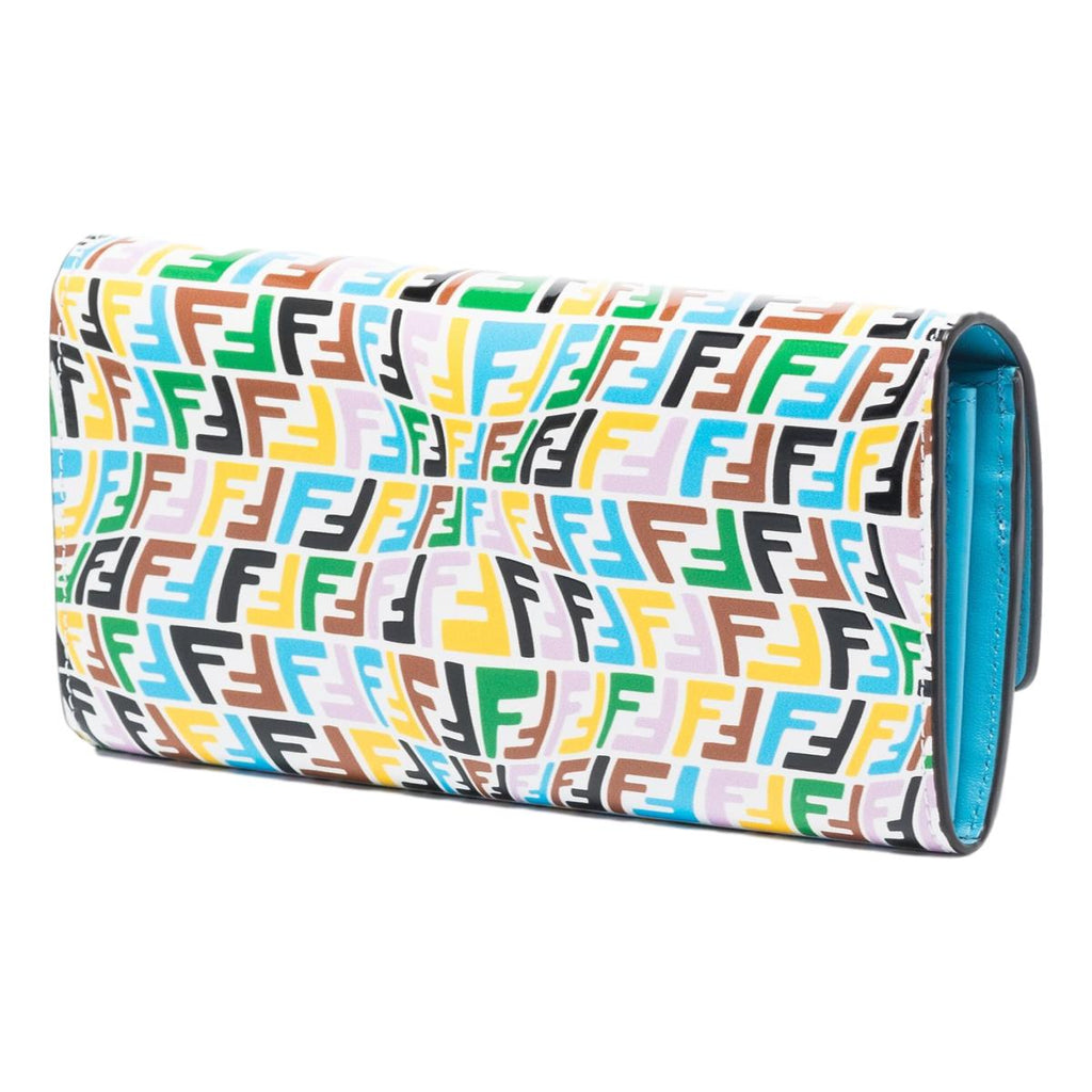 Fendi Vertigo Baguette Multicolor Leather Chain Wallet Bag 8M0365 at_Queen_Bee_of_Beverly_Hills