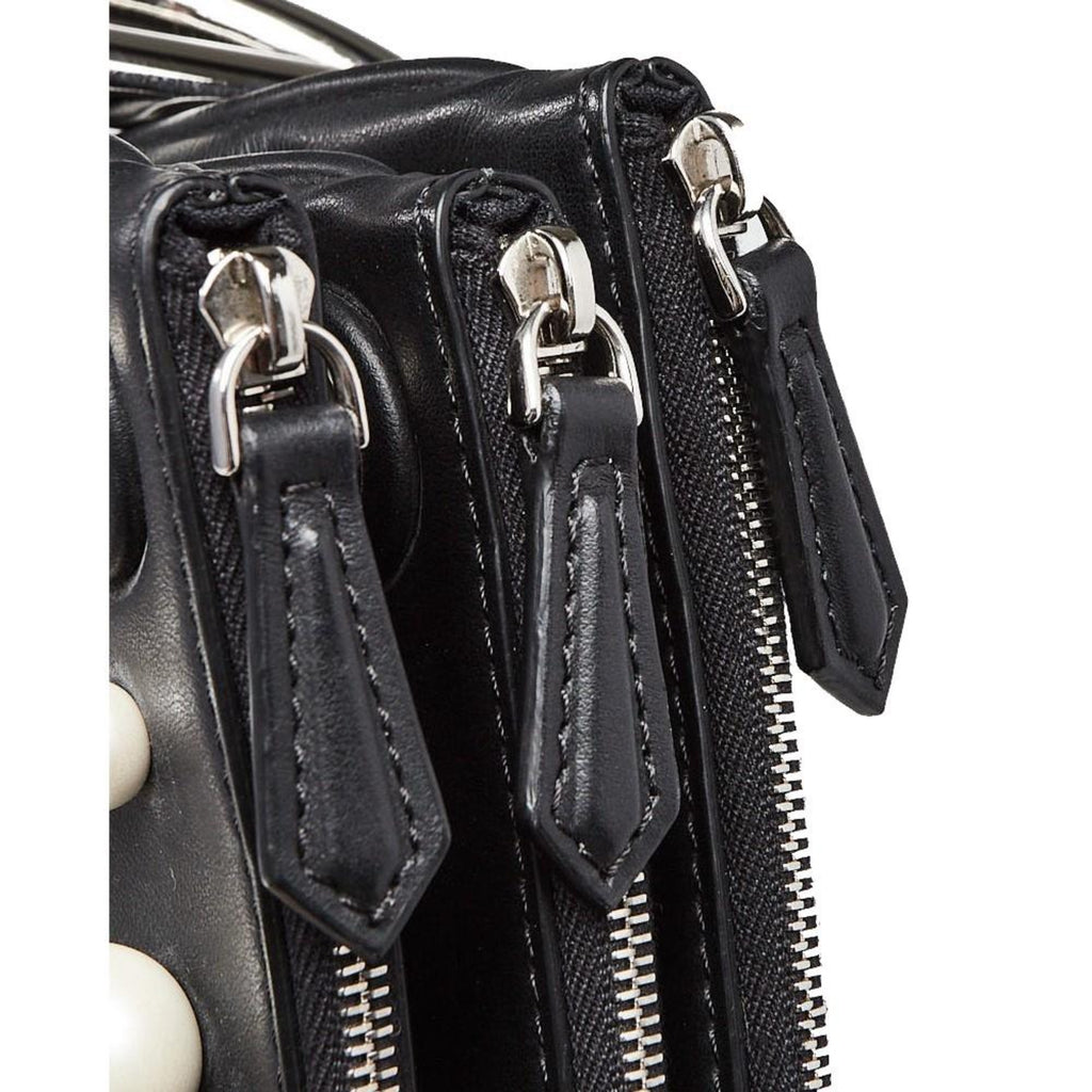 Fendi Black Leather Pearl Studded Triplette Multi Clutch Handbag – Queen  Bee of Beverly Hills