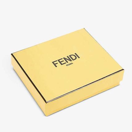 Fendi x Sarah Coleman FF Vertigo Yellow Black Bifold Wallet 7M0169 at_Queen_Bee_of_Beverly_Hills